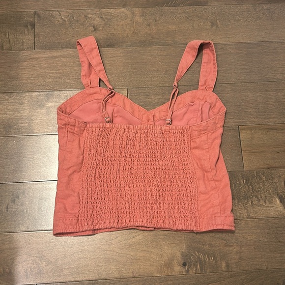 Abercrombie&Fitch linen Top S new - Picture 2 of 4